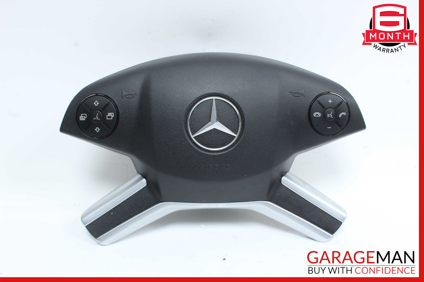 09-13 Mercedes X164 GL550 R350 ML350 Steering Wheel Airbag Air Bag Black OEM