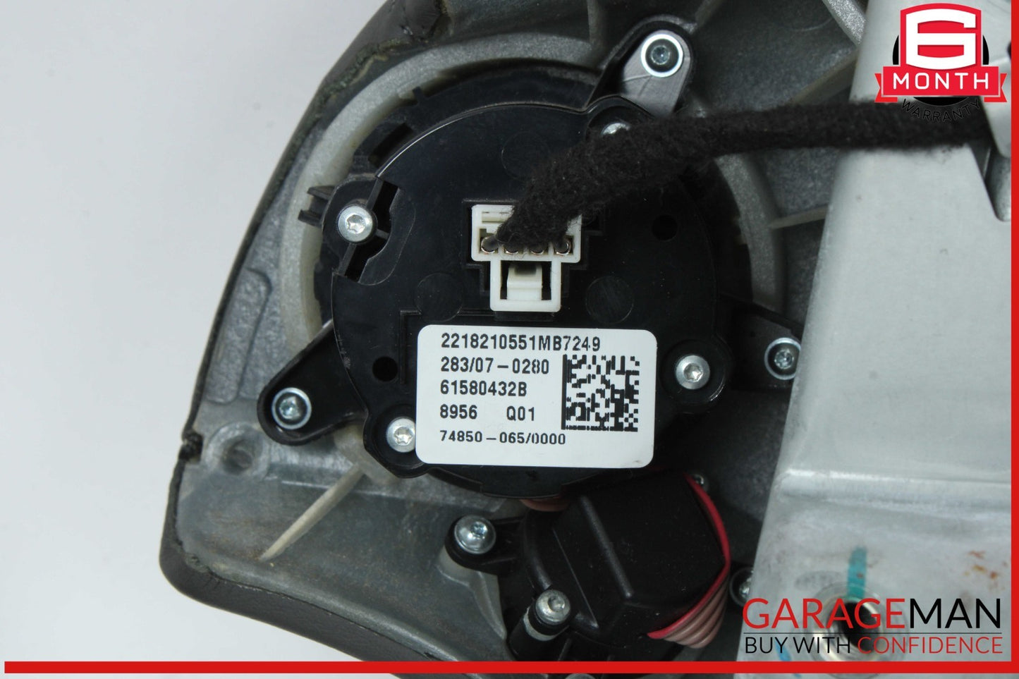 07-10 Mercedes W221 S550 S450 Steering Wheel Airbag Air Bag Assembly Black OEM