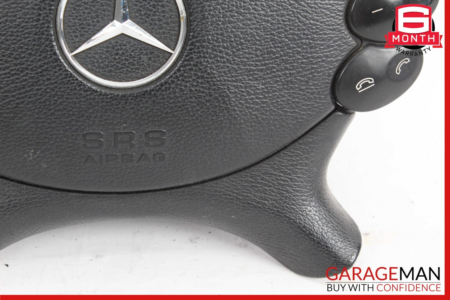 03-12 Mercedes W211 E350 G500 G55 AMG Steering Wheel Airbag Air Bag Black OEM