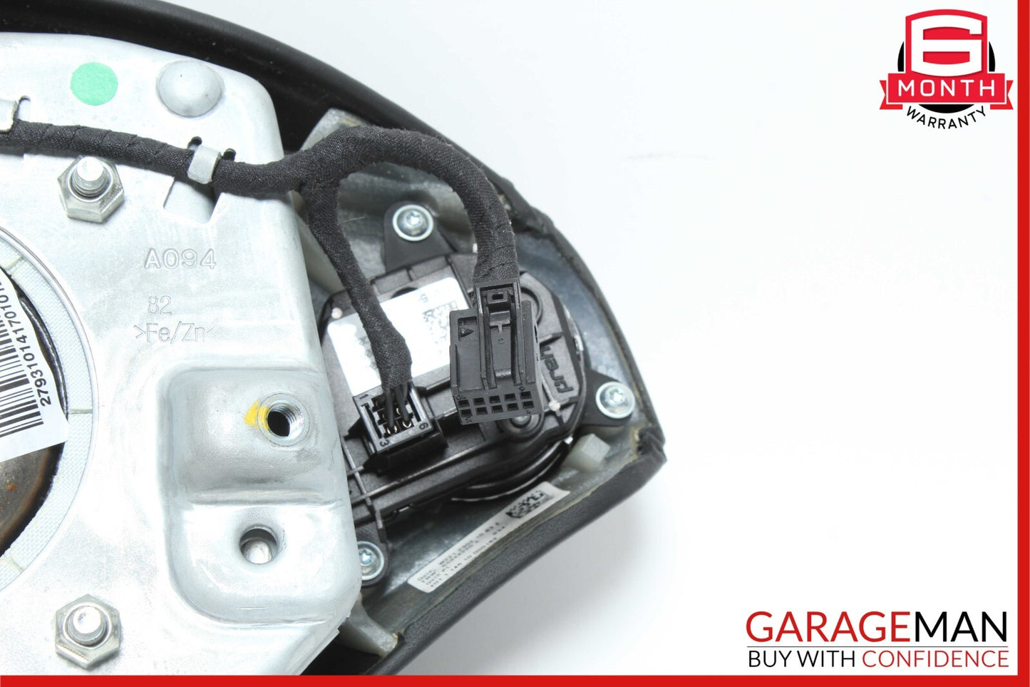 10-14 Mercedes W221 S550 S600 CL550 Steering Wheel Airbag Air Bag Leather Black