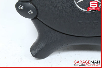 03-12 Mercedes W209 CLK55 AMG SL500 Steering Wheel Airbag Air Bag Black OEM