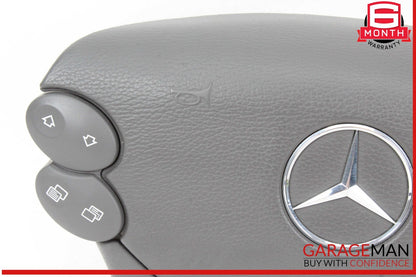 03-12 Mercedes W211 E350 Front Left Side Steering Wheel Airbag Air Bag Gray OEM