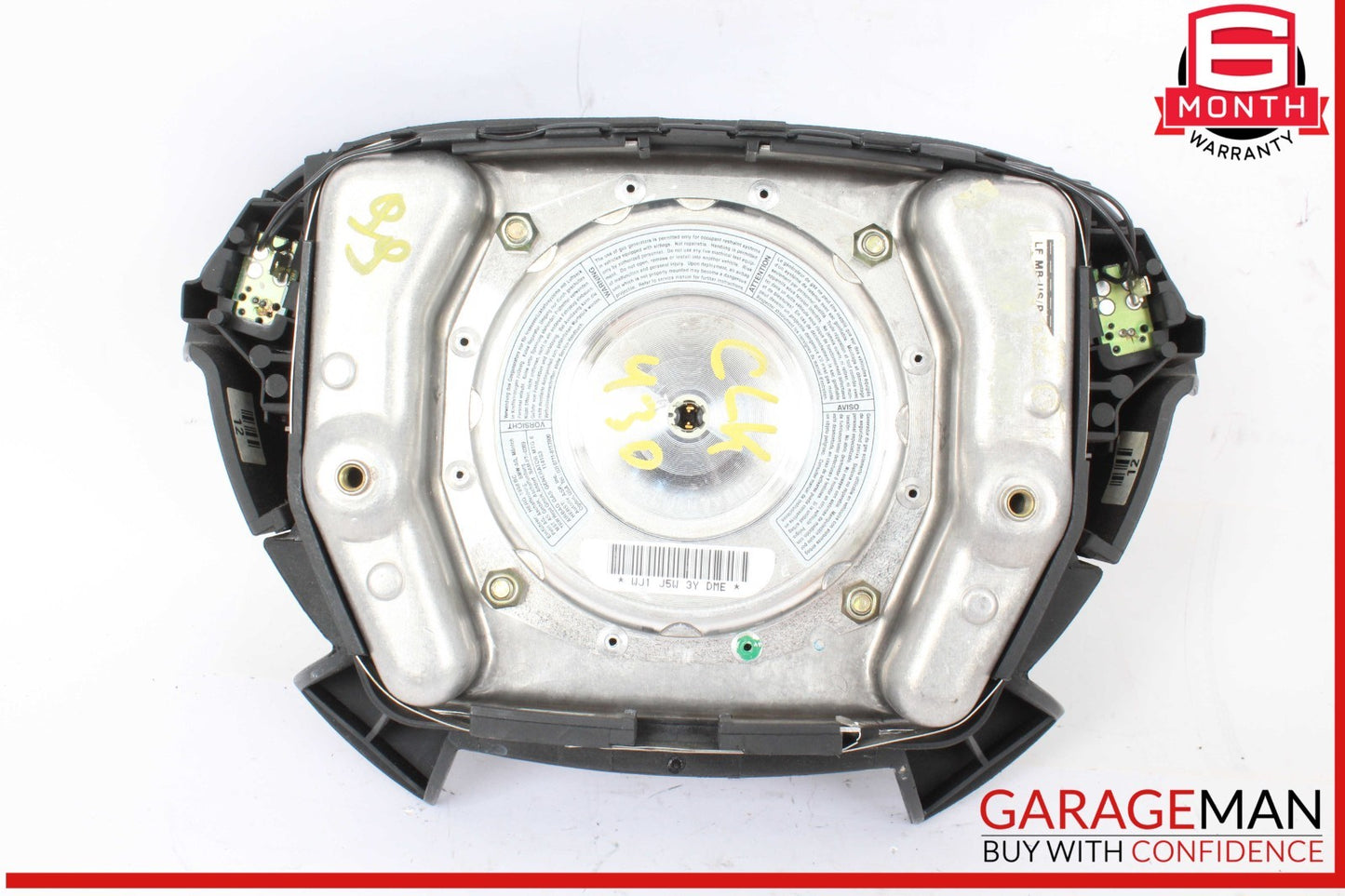 98-99 Mercedes W208 CLK430 CLK320 Driver Steering Wheel Airbag Black OEM