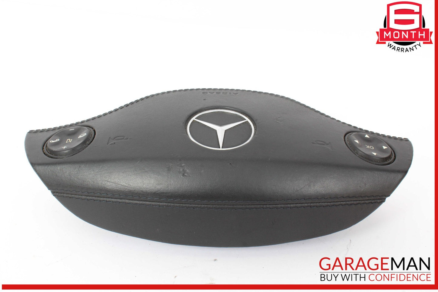 07-10 Mercedes W221 S450 S550 CL500 CL550 Steering Wheel Airbag Air Bag Black