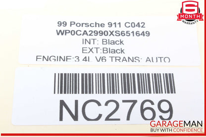 97-04 Porsche 911 996 Boxster 986 Front Right Passenger Side Door Airbag Air Bag