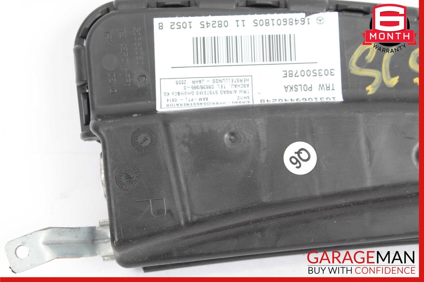 06-14 Mercedes W163 ML350 CL500 Front Right Side Seat SRS Airbag Air Bag OEM