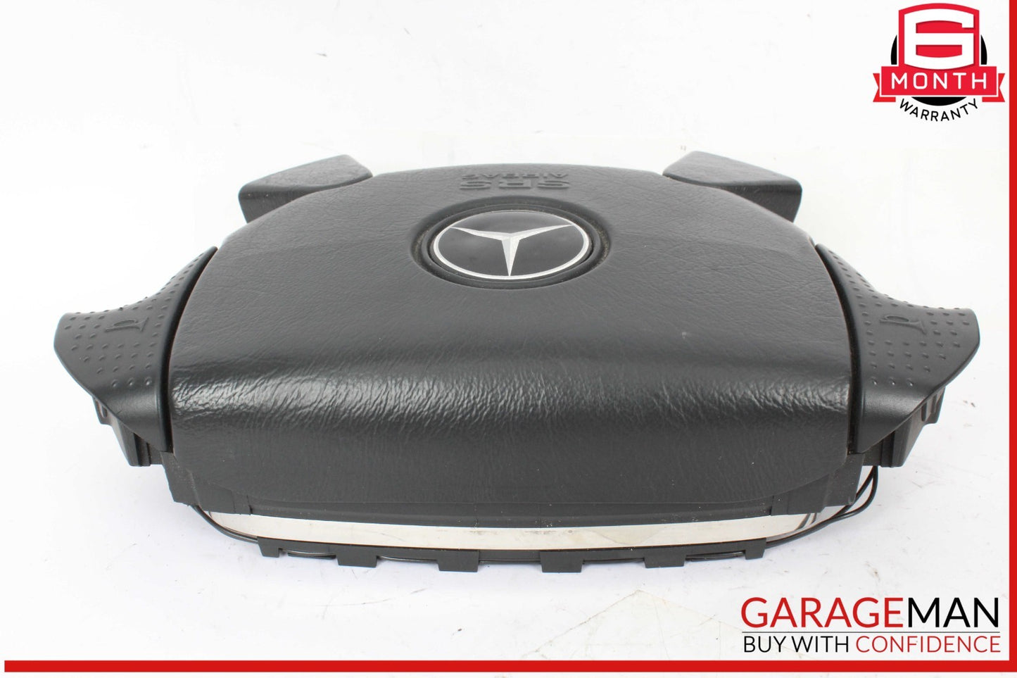 98-99 Mercedes W208 CLK430 CLK320 Driver Steering Wheel Airbag Black OEM