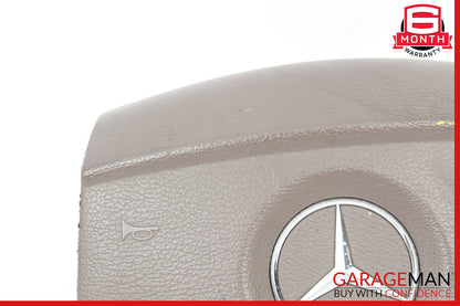 06-08 Mercedes W164 ML350 GL450 R350 Driver Steering Wheel Airbag Leather Brown