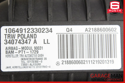 12-18 Mercedes W218 CLS500 CLS550 Front Right Dashboard Airbag Air Bag OEM