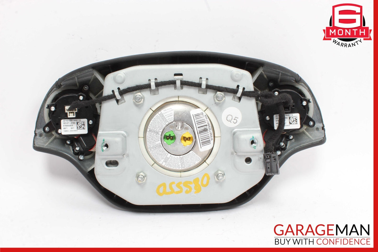 07-10 Mercedes W221 S550 CL550 S450 Steering Wheel Airbag Air Bag Anthracite OEM