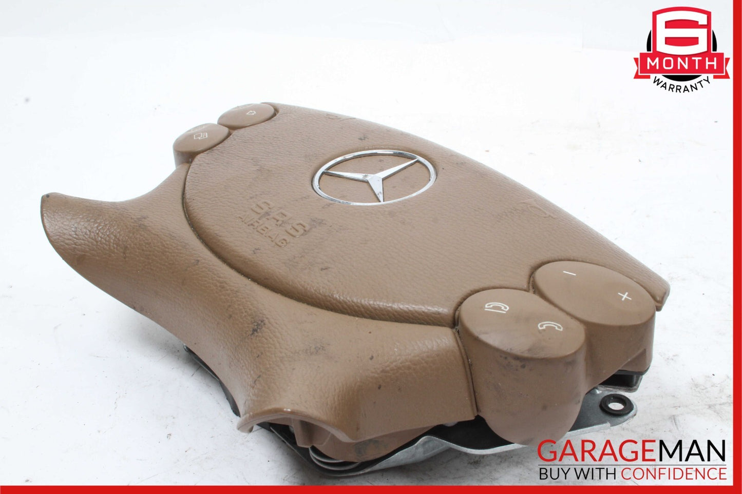 03-12 Mercedes E350 E550 SL500 Steering Wheel Airbag Air Bag Assembly Brown