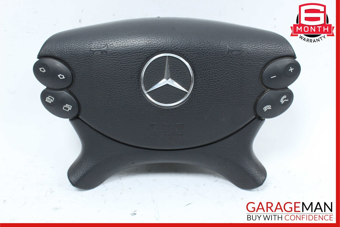 03-12 Mercedes W209 CLK55 AMG SL500 Steering Wheel Airbag Air Bag Black OEM