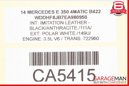 10-18 Mercedes W212 E350 E550 CLS550 Front Left Side Seat Airbag Air Bag OEM