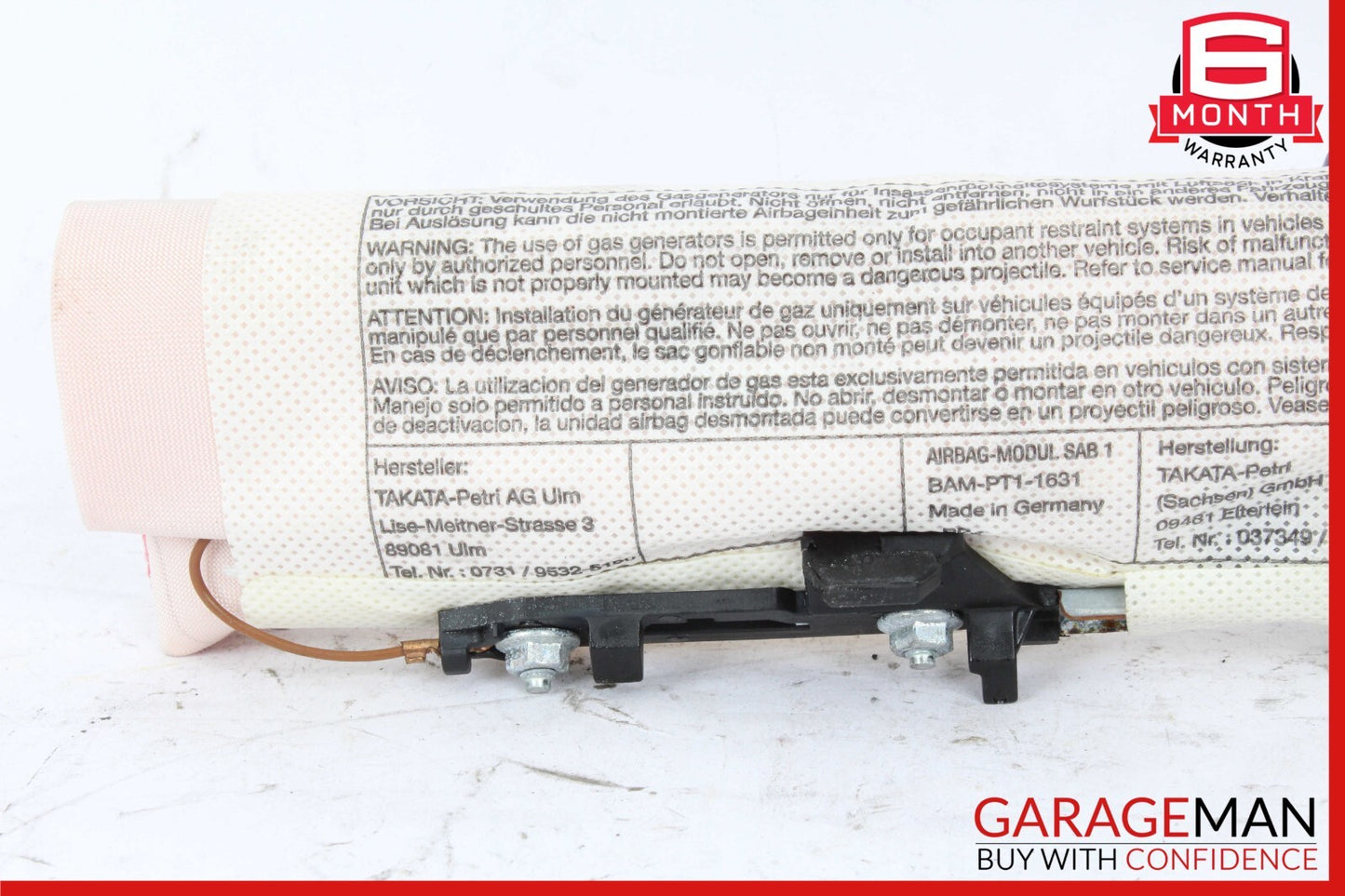 11-18 Porsche Cayenne Front Left Driver Side Seat Airbag 7P0880241 OEM