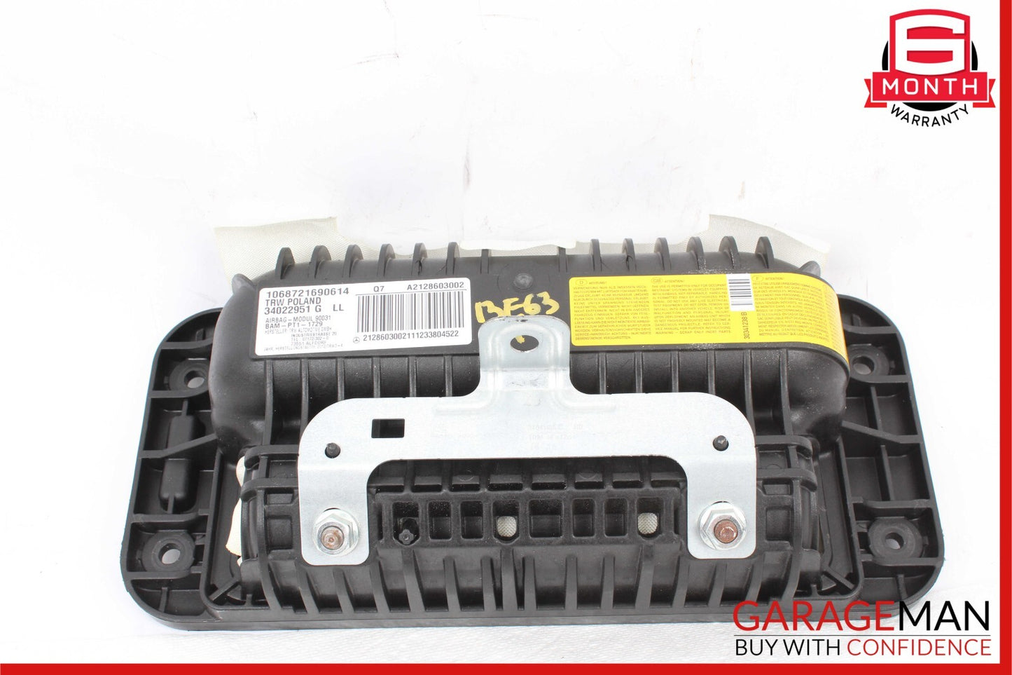 10-13 Mercedes W212 E63 AMG E350 Front Right Dashboard Dash Airbag Air Bag OEM