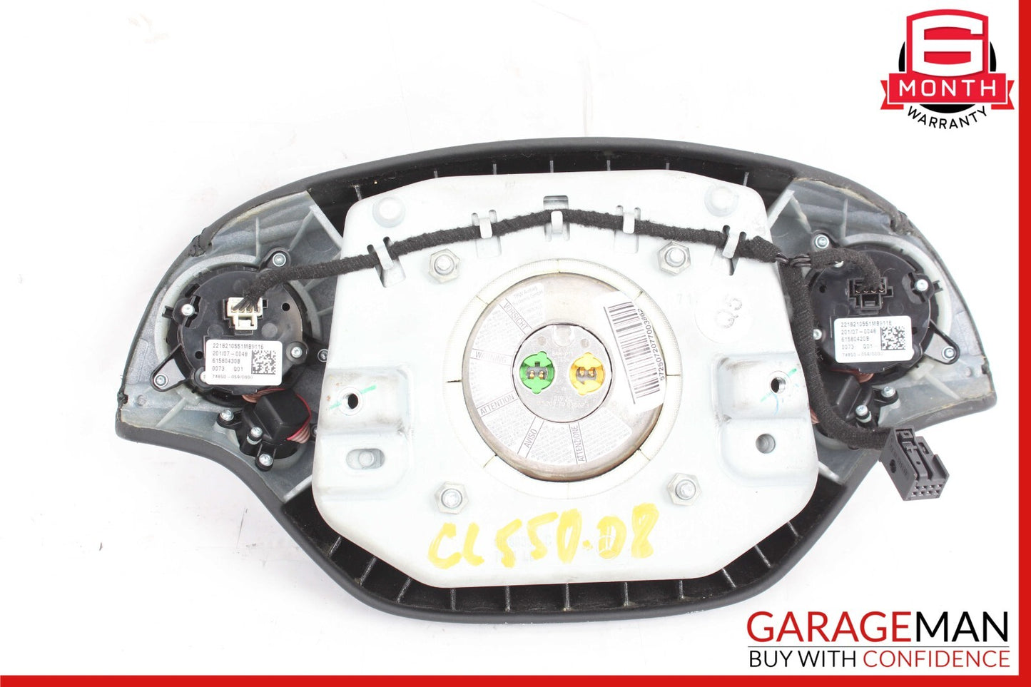 07-10 Mercedes W216 CL550 S550 S450 Steering Wheel Airbag Air Bag Assembly OEM