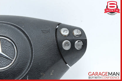 05-08 Mercedes R171 SLK280 C240 C350 Steering Wheel Air Bag Airbag Black OEM