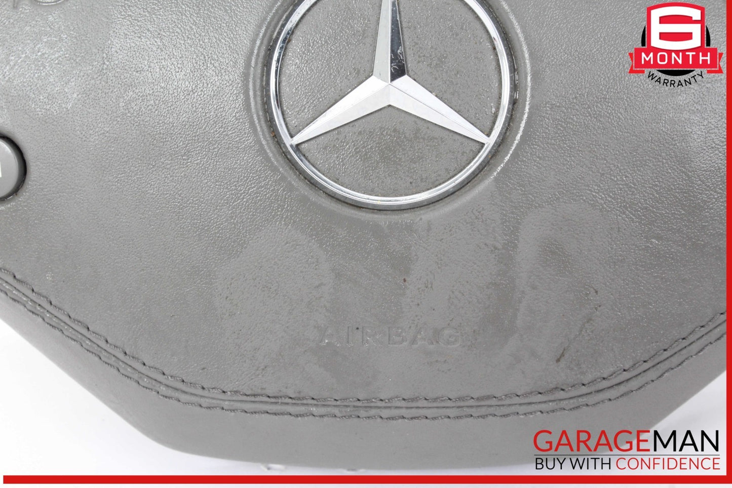 10-14 Mercedes W221 S550 CL550 Steering Wheel Airbag Air Bag Gray OEM