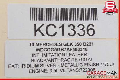 08-15 Mercedes X204 GLK350 Seat Airbag Air Bag SRS Front Right Passenger OEM
