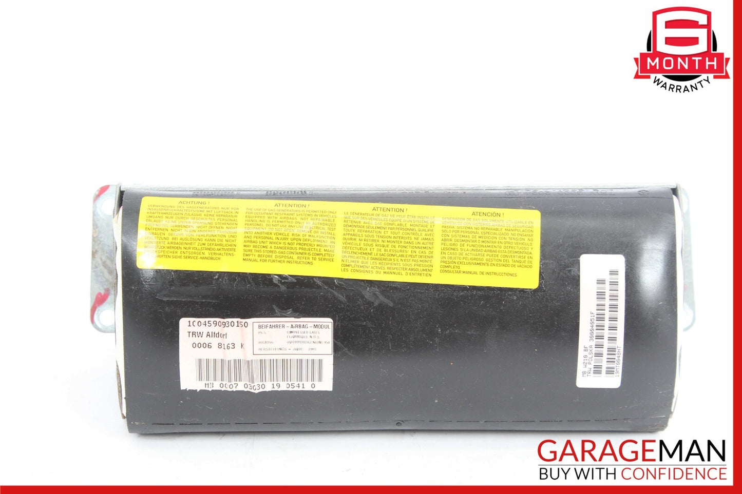 97-03 Mercedes W208 CLK320 Front Right Side Dash Dashboard Airbag Air Bag OEM
