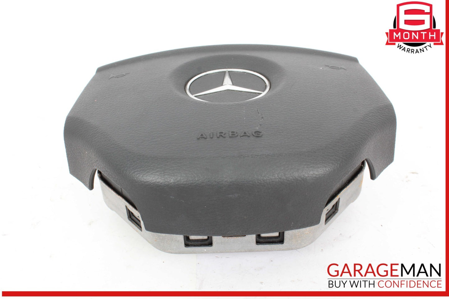 06-08 Mercedes W251 R500 Driver Side Steering Wheel Airbag Air Bag Black OEM