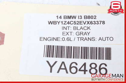 14-21 BMW i3 I01 Hybrid Knee Airbag Air Bag Left Driver Side Black OEM