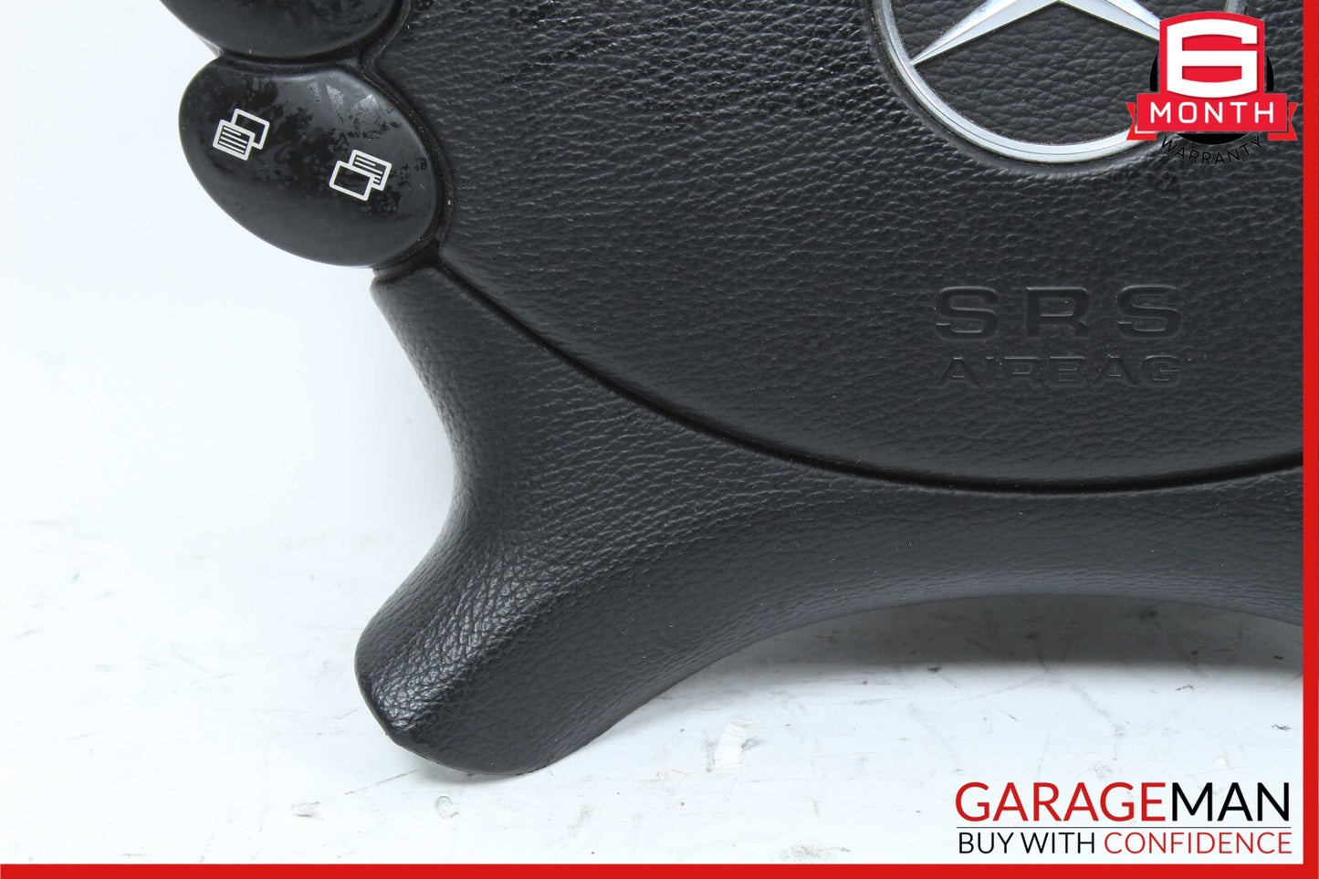 03-12 Mercedes R230 SL55 AMG CLS550 Steering Wheel Airbag Air Bag Black OEM
