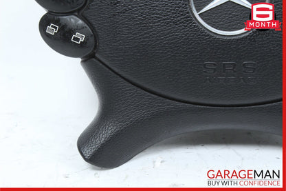 03-12 Mercedes R230 SL55 AMG CLS550 Steering Wheel Airbag Air Bag Black OEM