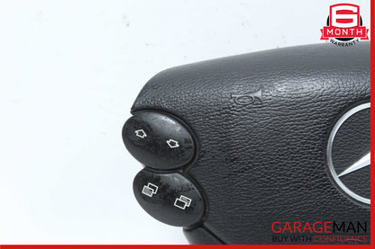 03-12 Mercedes R230 SL55 AMG CLS550 Steering Wheel Airbag Air Bag Black OEM