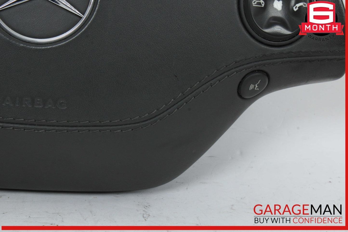 07-10 Mercedes W221 S550 S450 Steering Wheel Airbag Air Bag Assembly Black OEM