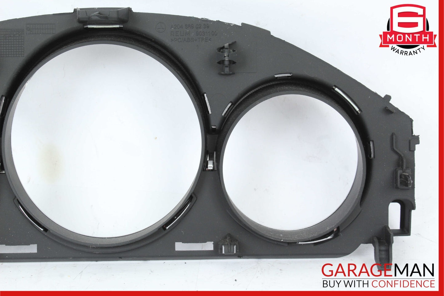12-14 Mercedes W204 C250 C300 Cluster Speedometer Gauge Surround Trim Cover OEM