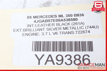 01-05 Mercedes W163 ML320 ML350 ML500 Dashboard Right Side Airbag Air Bag OEM