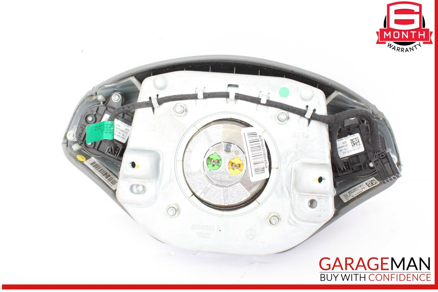 10-14 Mercedes W221 S550 CL550 Steering Wheel Airbag Air Bag Gray OEM