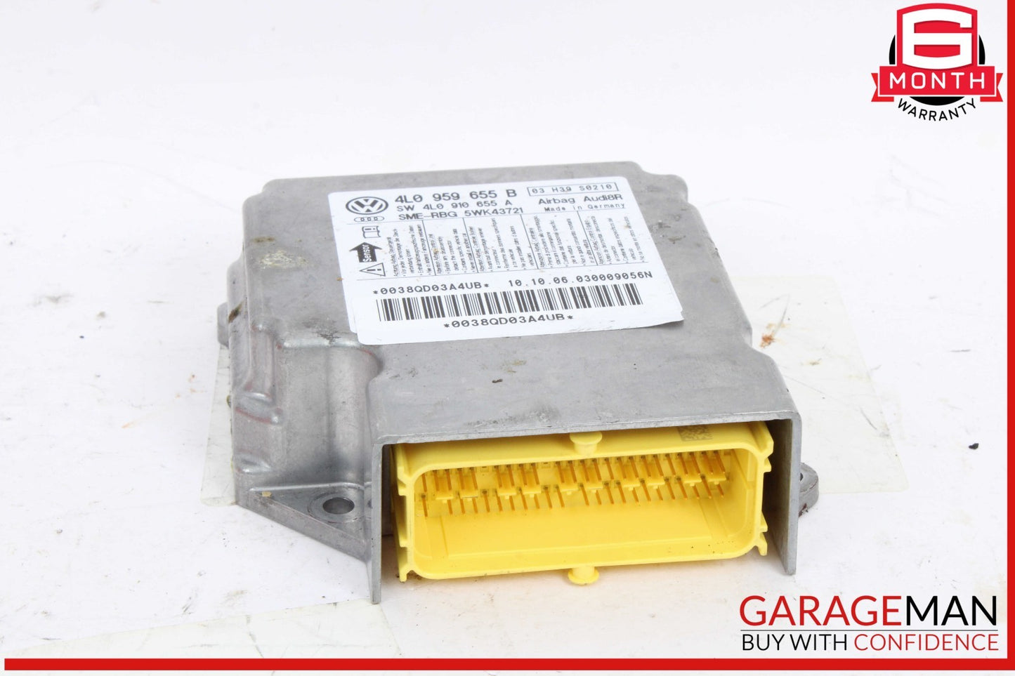 07-15 Audi Q7 Airbag Air Bag SRS Restraint Control Module Unit 4L0959655B OEM