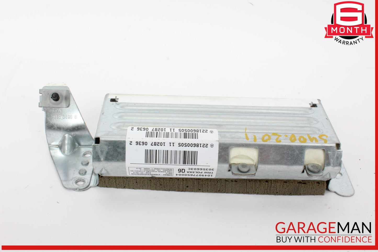 07-13 Mercedes W221 S400 CL550 Quarter Airbag Air Bag Rear Left Driver Side OEM