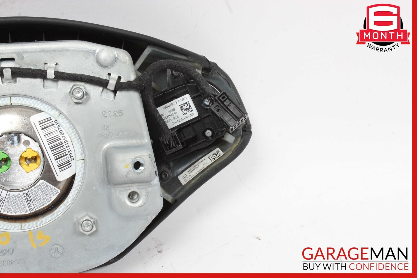 10-14 Mercedes W221 S550 CL550 Steering Wheel Airbag Air Bag Black OEM