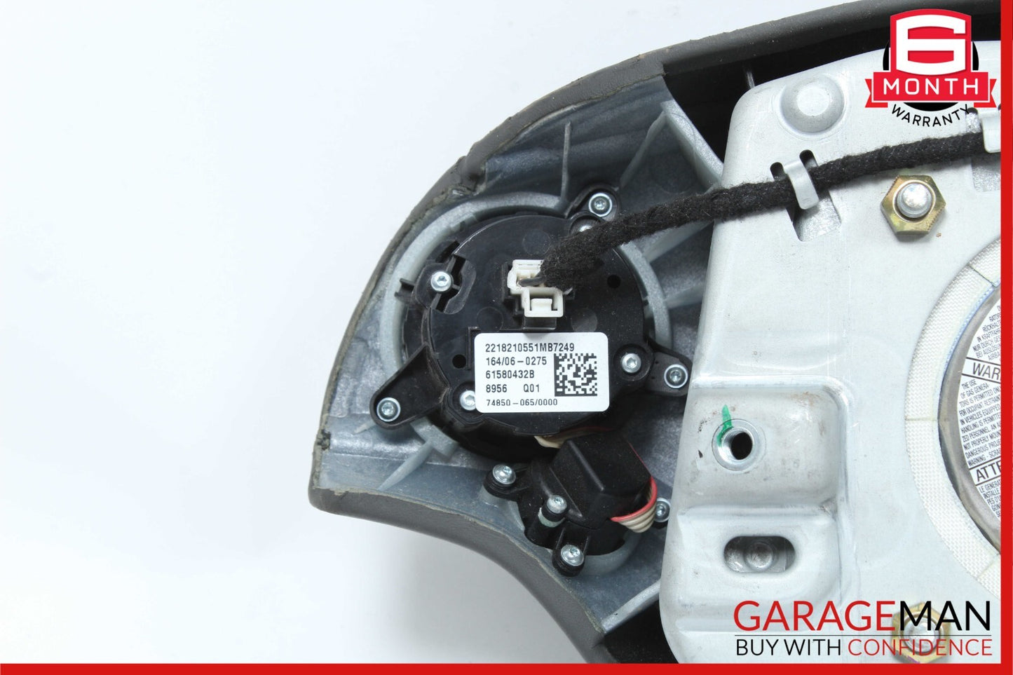 07-10 Mercedes W221 S550 S450 CL550 Steering Wheel Airbag Air Bag Black OEM