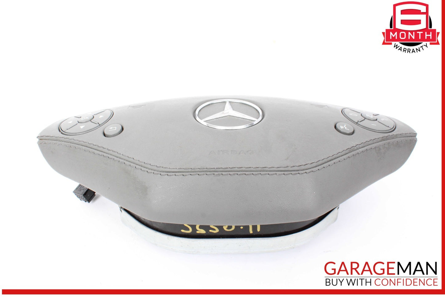 10-14 Mercedes W221 S550 CL550 Steering Wheel Airbag Air Bag Gray OEM