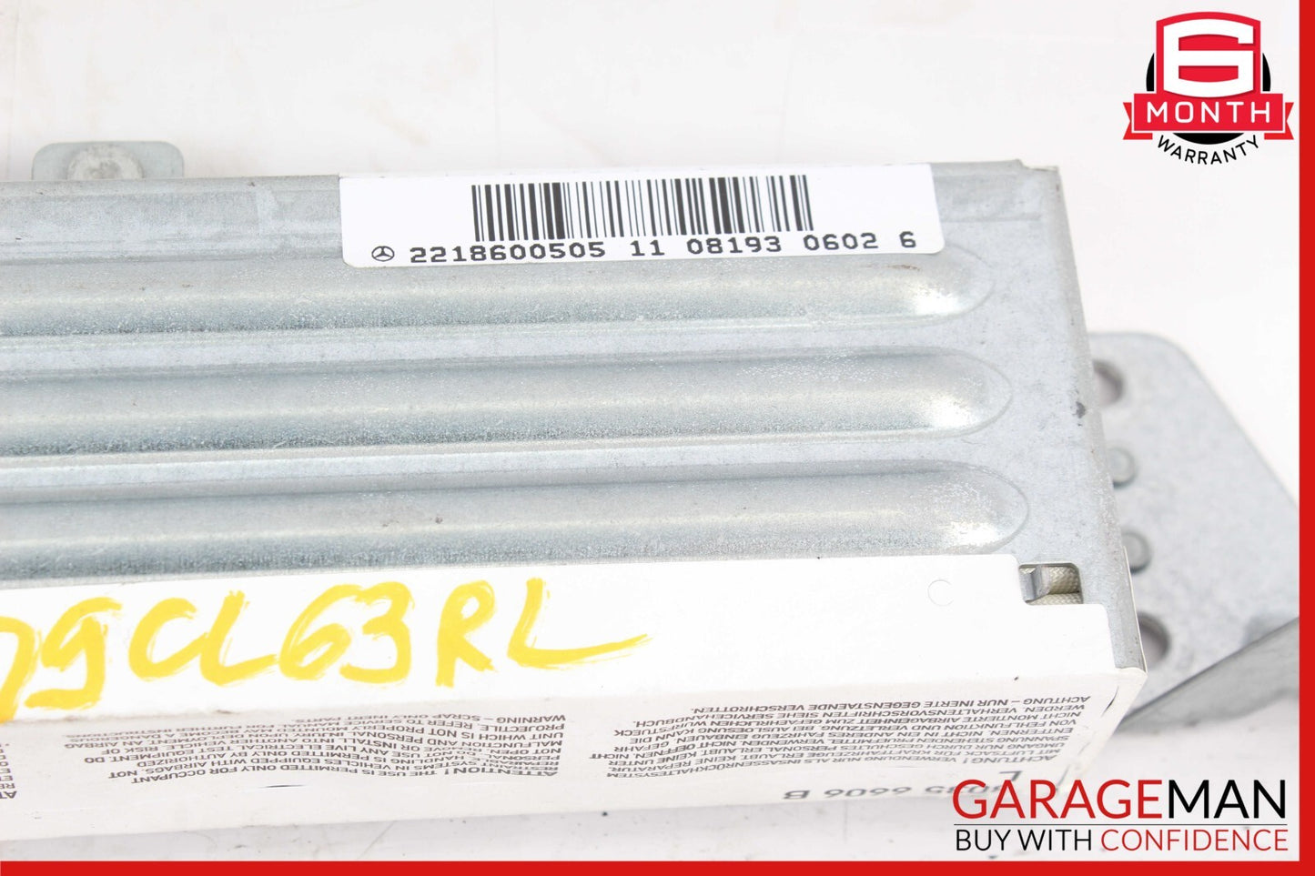07-14 Mercedes W216 CL63 AMG CL600 S600 Rear Left Quarter Airbag Air Bag OEM