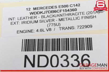 10-13 Mercedes W207 E550 Center Dash Hazard Light A/C AC Air Vent Trim Grille