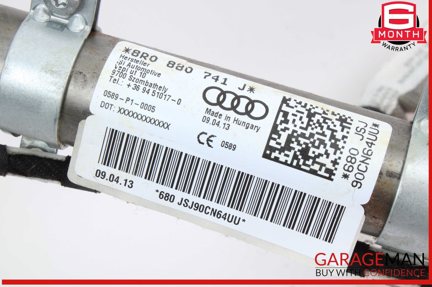 13-17 Audi Q5 SQ5 Left Driver Side Curtain Airbag Air Bag 8R0880741J OEM