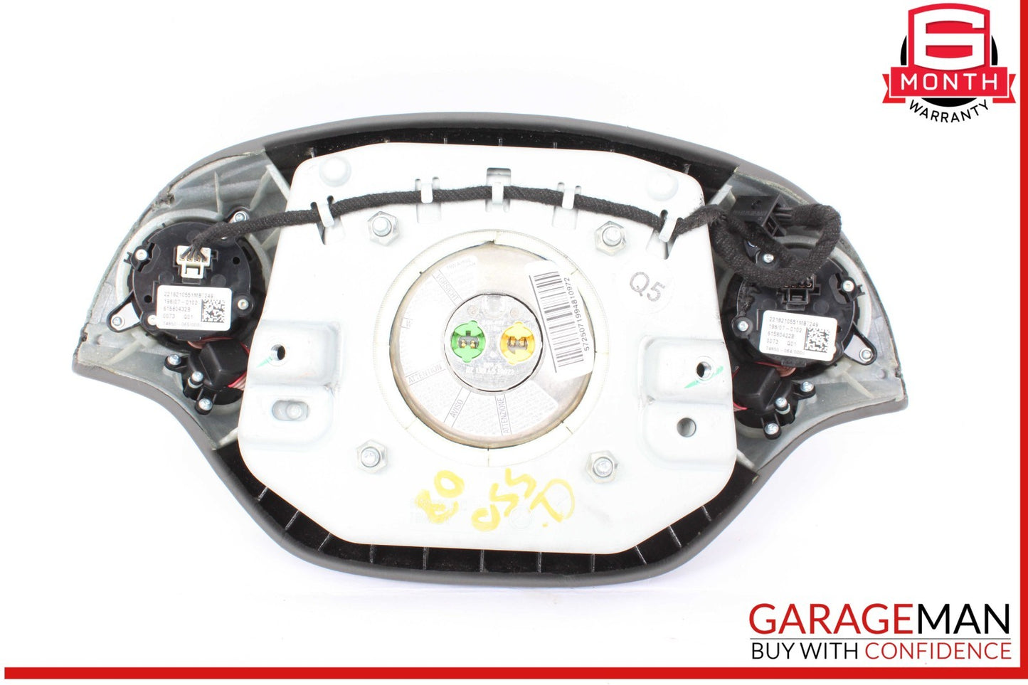 07-10 Mercedes W216 CL550 S550 Steering Wheel Airbag Air Bag Assembly Black OEM