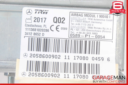 15-20 Mercedes W205 C300 Rear Right Side Seat Air Bag Airbag OEM