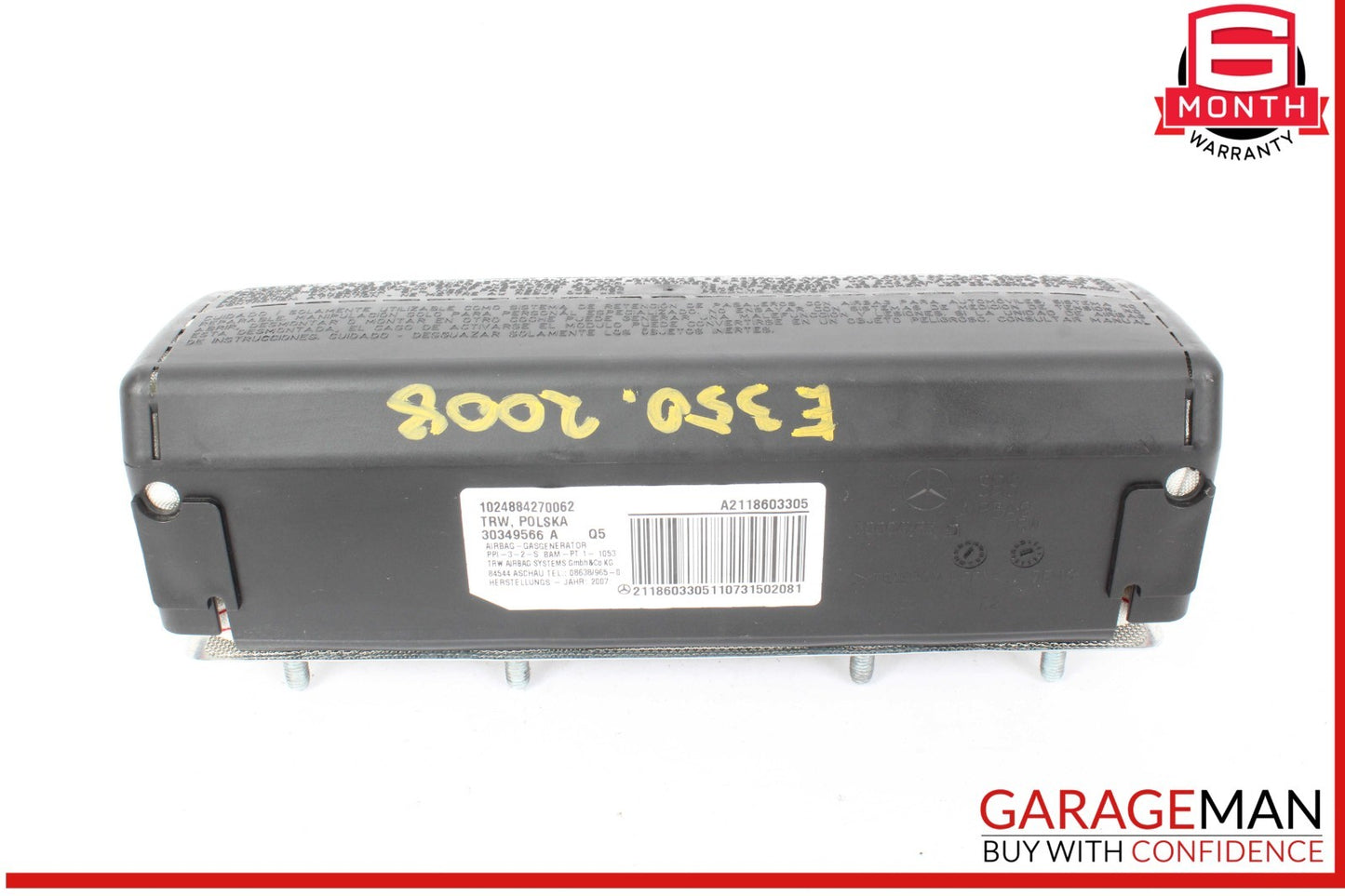 03-09 Mercedes W211 E350 E550 E320 Glove Box Right Passenger Side Air Bag OEM