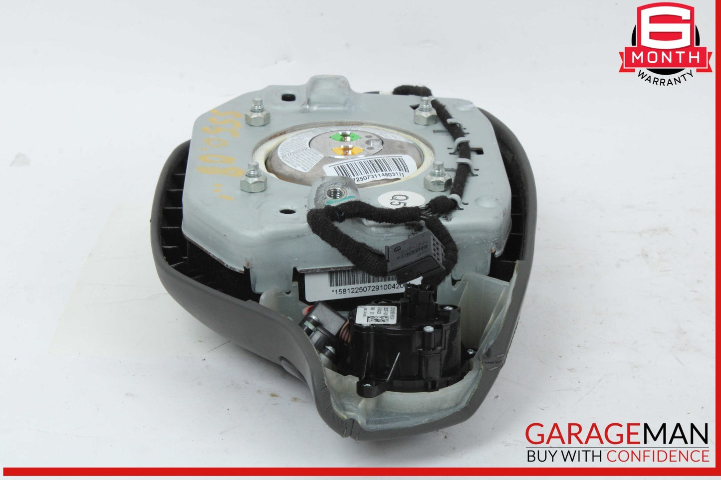 07-10 Mercedes W221 S550 S450 Steering Wheel Airbag Air Bag Assembly Black OEM
