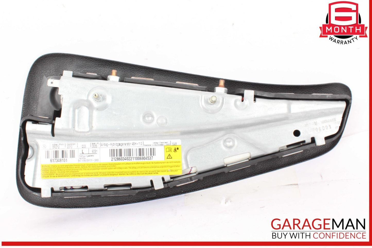 10-18 Mercedes W212 E350 E250 Front Left Side Seat Side Airbag Air Bag Black OEM