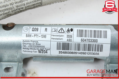 08-14 Mercedes W204 C300 C250 C350 Right Side Roof Curtain Airbag Air Bag OEM