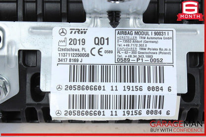 15-23 Mercedes W205 C300 Front Right Passenger Side Dash Airbag Air Bag OEM