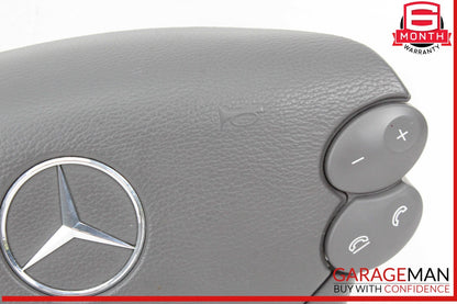 03-12 Mercedes W211 E350 Front Left Side Steering Wheel Airbag Air Bag Gray OEM