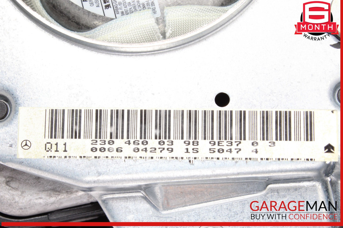 03-12 Mercedes W209 CLK320 E350 SL500 Steering Wheel Airbag Air Bag OEM